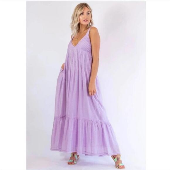 Free People Frankie Pintuck Maxi Dress - Picture 1 of 12